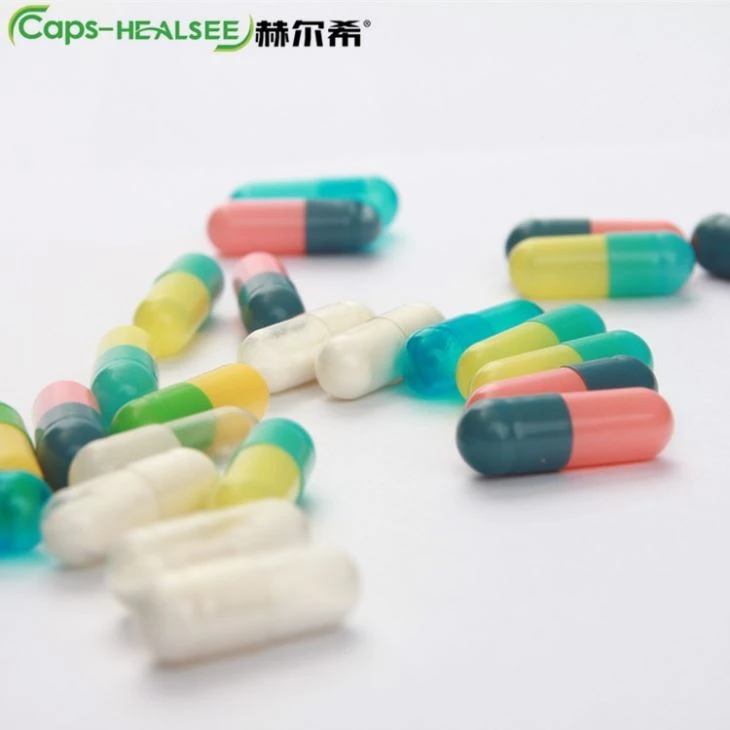 colored vegetable capsules